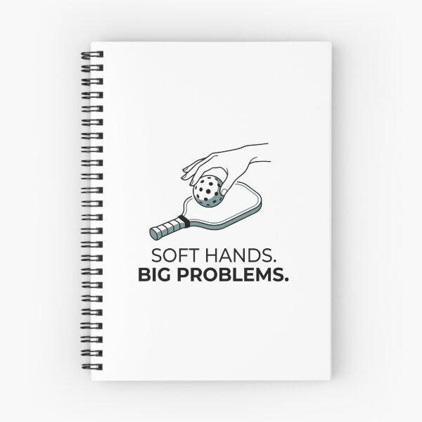 Item preview, Soft Hands. Big Problems. - Pickleball Design designed and sold by RunningWhiskers.