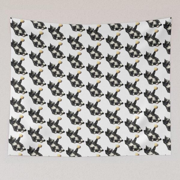 Item preview, Cat | Black & White Cat | Minimal Pet Aesthetic Art designed and sold by Mandayartstudio.