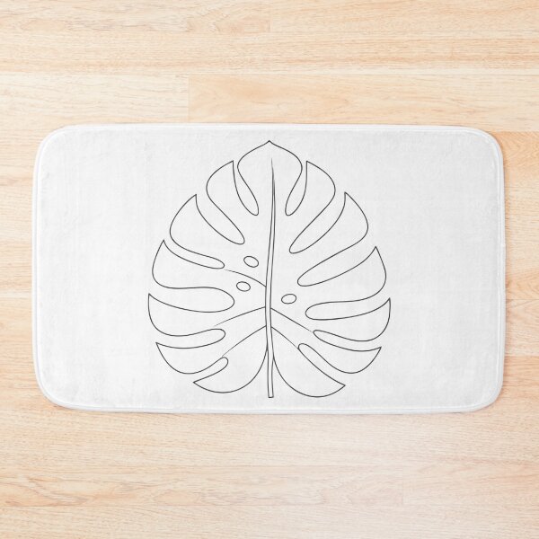 Item preview, Monstera Leaf Detailed 2 Line Art Gift designed and sold by OneLine Studio.