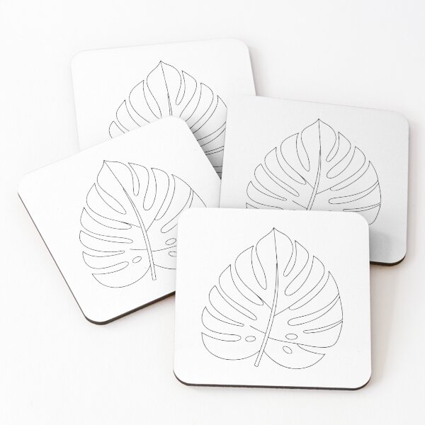 Item preview, Monstera Leaf Detailed 1 Line Art Gift designed and sold by OneLine Studio.