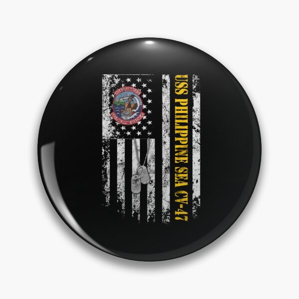Item preview, USS Philippine Sea CV-47 Distressed Flag Dog Tags Veteran Graphic designed and sold by Osstaramilua.