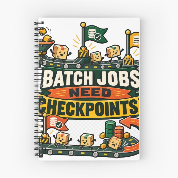 Item preview, Batch Jobs Need Checkpoints designed and sold by Shope Buzz.