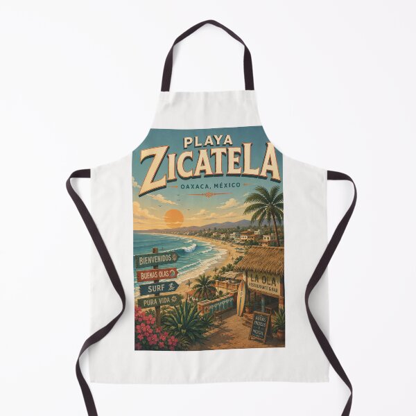 Item preview, Playa Zicatela Oaxaca México Costa del Pacífico en Puerto Escondido designed and sold by Places On Earth.