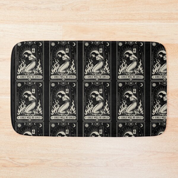 Item preview, Girl Will Be Girls Witch Cigarette Burning Tarot Card Women designed and sold by RealestInternet.