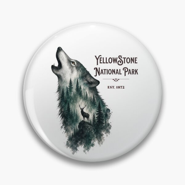 Item preview, Yellowstone National Park Wildlife designed and sold by Birdie and Flynn.
