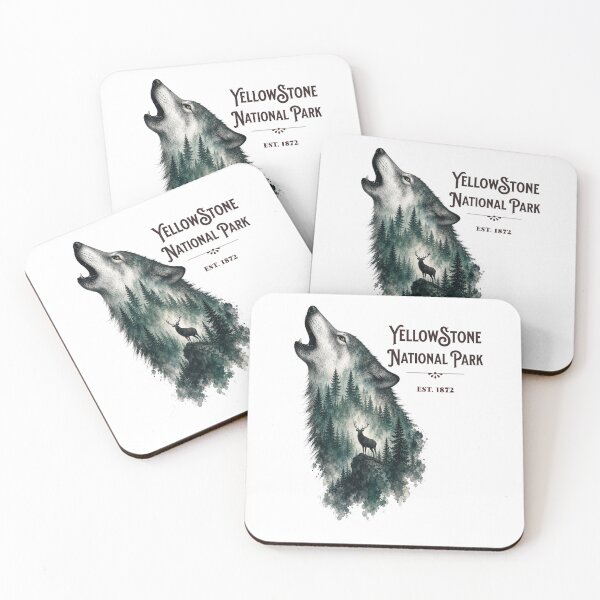 Item preview, Yellowstone National Park Wildlife designed and sold by Birdie and Flynn.