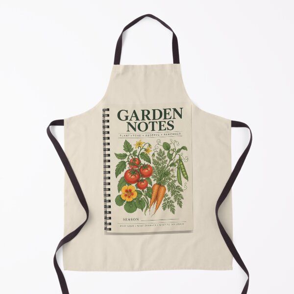 Item preview, Garden Notes Notebook – Botanical Gardening Journal for Seasonal Records designed and sold by astersgraphics.