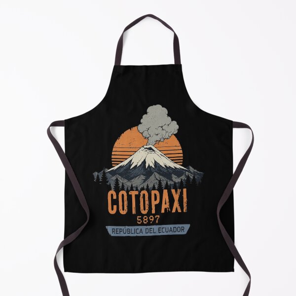 Aperçu de l'œuvre Volcan Cotopaxi Vintage Equateur créée et vendue par Bandnarelle.