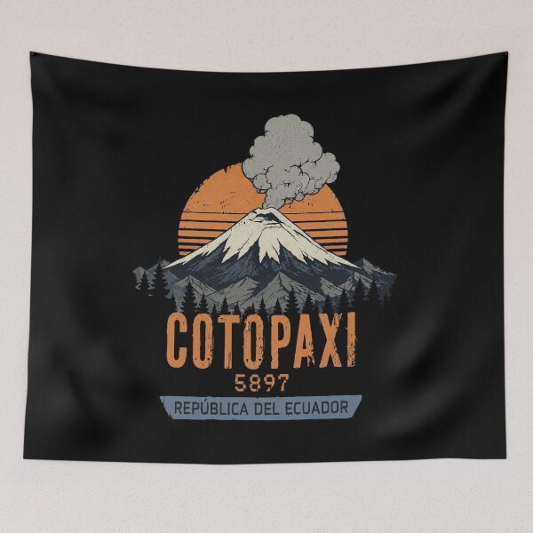 Item preview, Cotopaxi Volcano Vintage Ecuador designed and sold by Bandnarelle.
