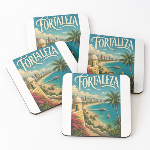 Item preview, Fortaleza Brazil Ceará Coast and Atlantic Waterfront designed and sold by Places On Earth.