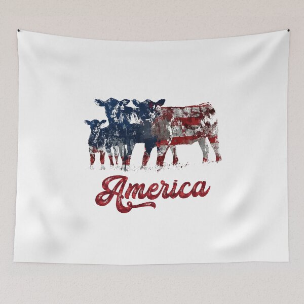 Item preview, America Buffalo Patriotic Vintage Flag Western Rustic Americana Graphic designed and sold by Lexalion.