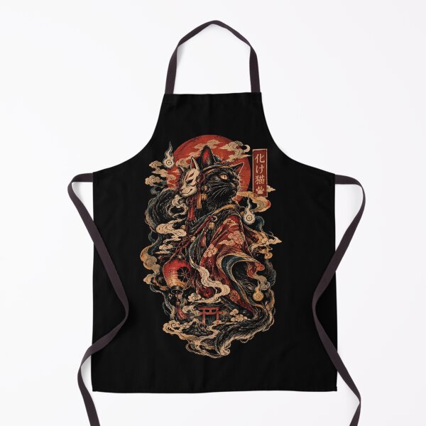 Item preview, Japanese Bakeneko Samurai Kimono Cat designed and sold by ashwiibox.