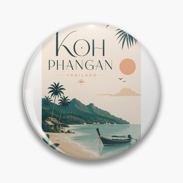Item preview, Koh Phangan Thailand Gulf Coast and Tropical Island Shore designed and sold by Places On Earth.