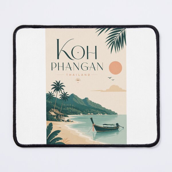 Item preview, Koh Phangan Thailand Gulf Coast and Tropical Island Shore designed and sold by Places On Earth.