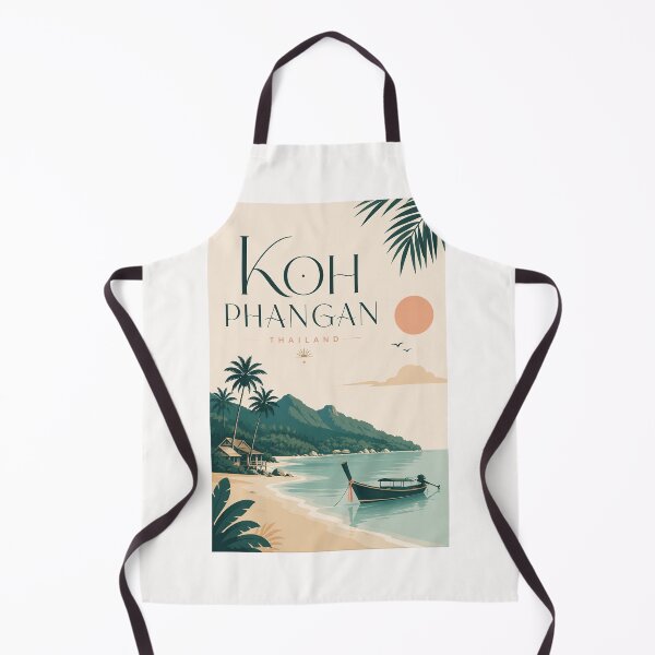 Item preview, Koh Phangan Thailand Gulf Coast and Tropical Island Shore designed and sold by Places On Earth.