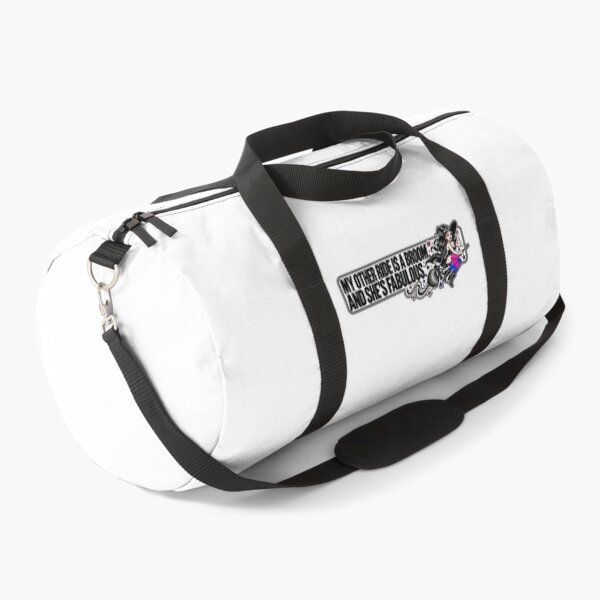 Item preview, BUMPS IN THE ROAD COLLECTION - ⭐ HALLOWEEN EDITION ⭐ - MY OTHER RIDE IS A BROOM. AND SHE’S FABULOUS. - BISEXUAL PRIDE  designed and sold by WheelieGdArt.
