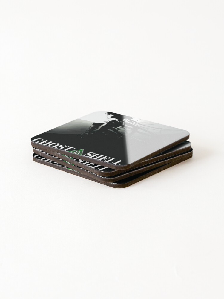 Thumbnail 4 of 5, Coasters (Set of 4), Ghost In The-Shell designed and sold by WhimsySpore.