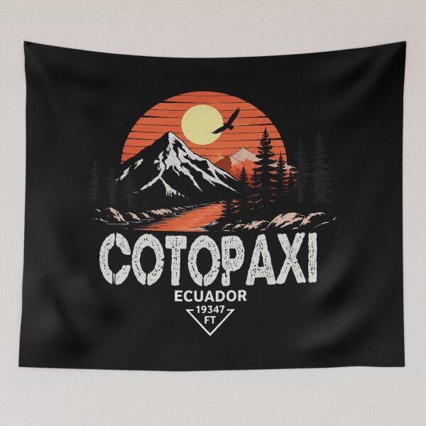 Item preview, Cotopaxi Ecuador Retro designed and sold by Bandnarelle.