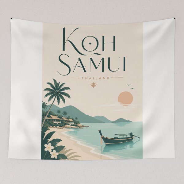 Item preview, Koh Samui Thailand Tropical Beach and Gulf of Thailand designed and sold by Places On Earth.