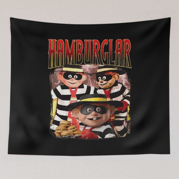 Item preview, Retro Character Burger Lover designed and sold by EricCole39135.