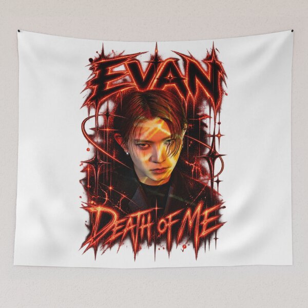 Item preview,  EVAN Death of Me Red Glow Visual | Minimalist Dark Art designed and sold by Valeree Store.