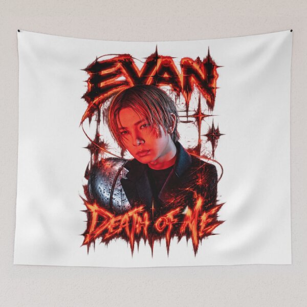 Item preview, EVAN Death of Me Fiery Red Concept | Streetwear Visual designed and sold by Valeree Store.