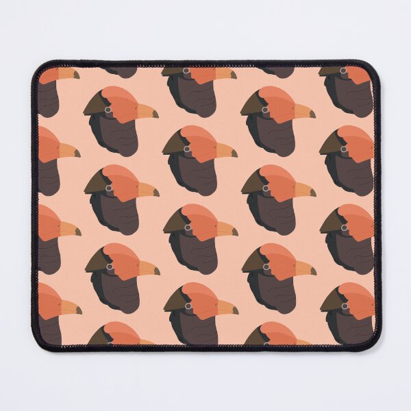Item preview, CBS Sticker - Helmeted Hornbill  designed and sold by ClumsyPillbug.