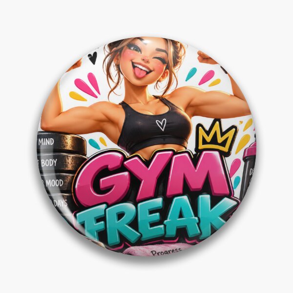 Item preview, Gym Freak – Stronger Mind, Happier You designed and sold by LuckyJade.