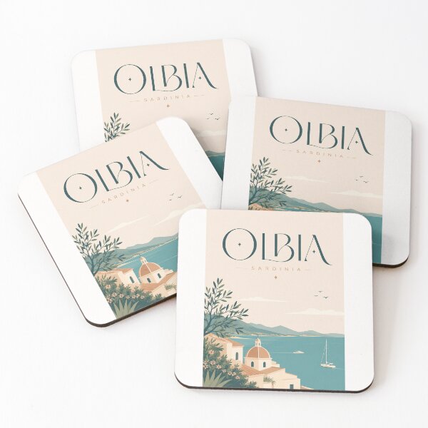 Item preview, Olbia Sardinia Mediterranean Waterfront and Gallura Coast designed and sold by Places On Earth.