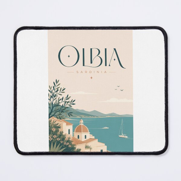 Item preview, Olbia Sardinia Mediterranean Waterfront and Gallura Coast designed and sold by Places On Earth.