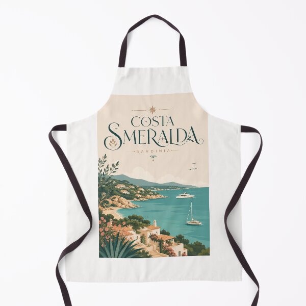 Item preview, Costa Smeralda Sardinia Turquoise Bays and Gallura Coast designed and sold by Places On Earth.