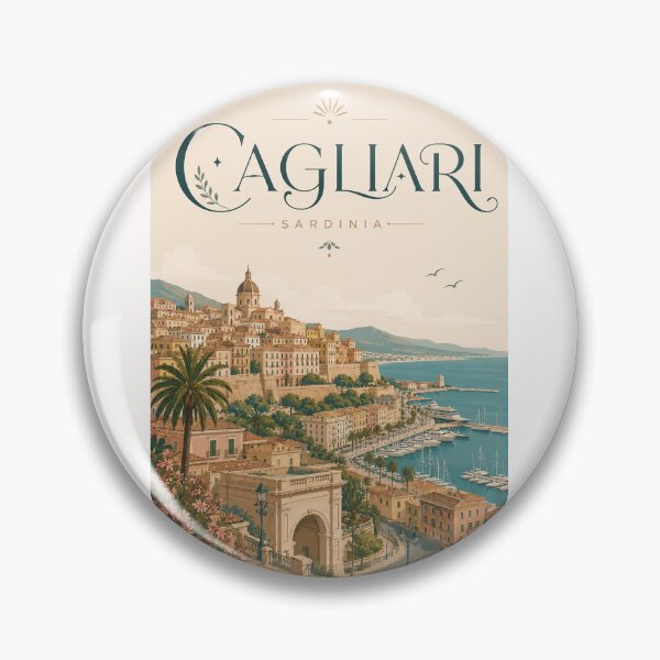 Item preview, Cagliari Sardinia Historic City and Mediterranean Marina designed and sold by Places On Earth.