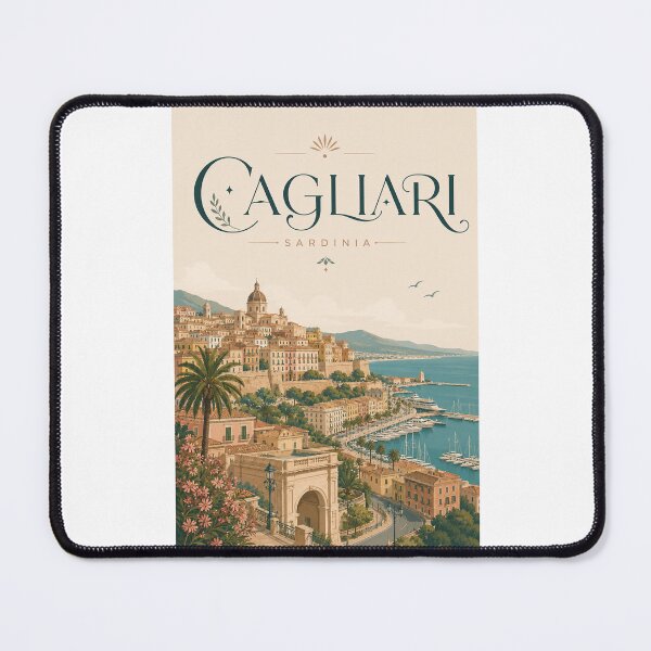 Item preview, Cagliari Sardinia Historic City and Mediterranean Marina designed and sold by Places On Earth.