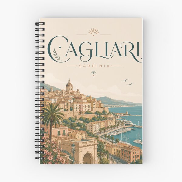 Item preview, Cagliari Sardinia Historic City and Mediterranean Marina designed and sold by Places On Earth.
