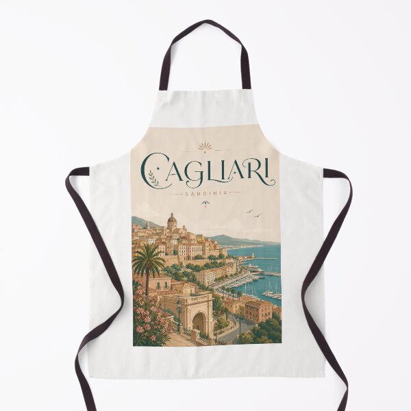 Item preview, Cagliari Sardinia Historic City and Mediterranean Marina designed and sold by Places On Earth.