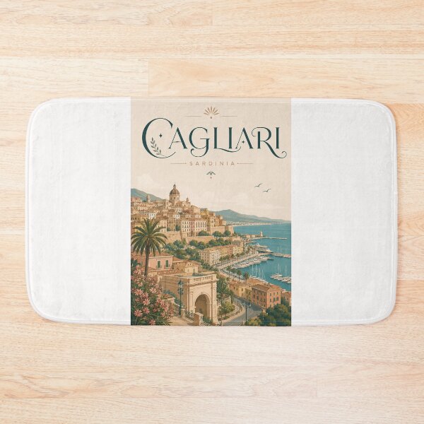 Item preview, Cagliari Sardinia Historic City and Mediterranean Marina designed and sold by Places On Earth.