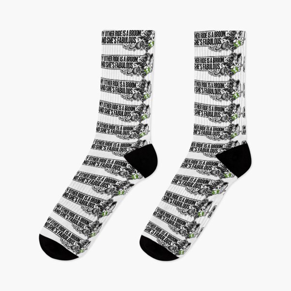 Item preview, BUMPS IN THE ROAD COLLECTION - ⭐ HALLOWEEN EDITION ⭐ - MY OTHER RIDE IS A BROOM. AND SHE’S FABULOUS. - GENDERQUEER PRIDE  designed and sold by WheelieGdArt.