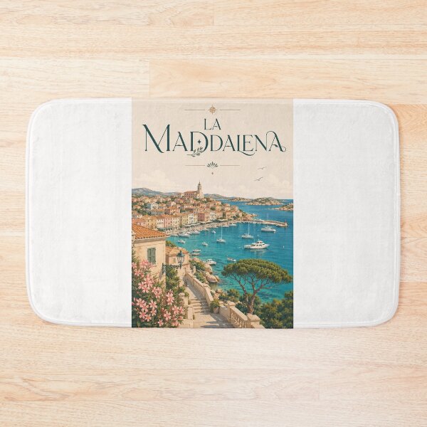 Item preview, La Maddalena Sardinia Archipelago Harbor and Mediterranean Islands designed and sold by Places On Earth.