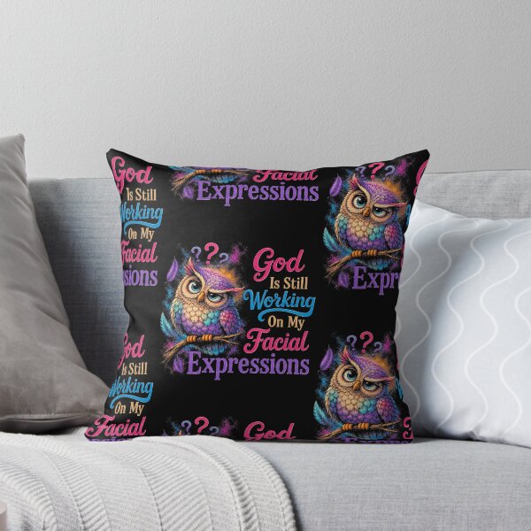 Item preview, God Is Still Working On My Facial Expressions Faith Humor designed and sold by Pider-Vampire.