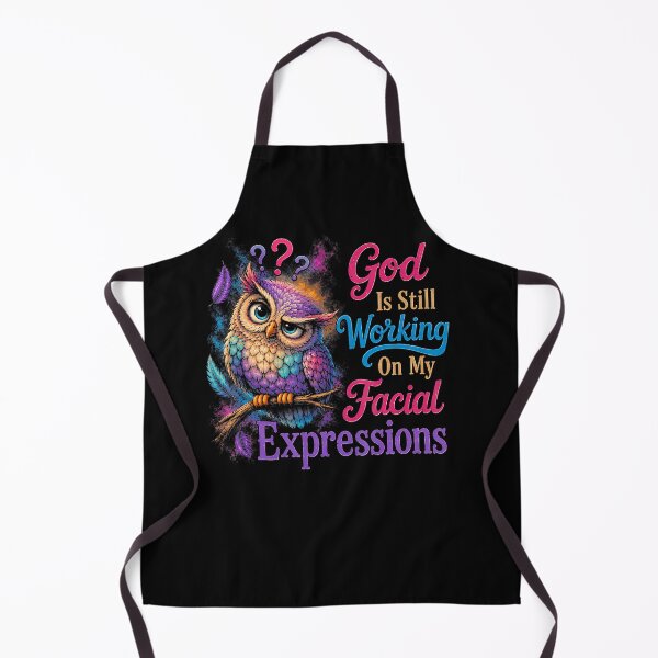 Item preview, God Is Still Working On My Facial Expressions Faith Humor designed and sold by Pider-Vampire.