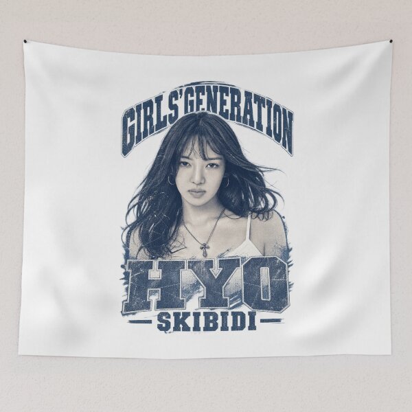 Item preview, Girls Generation Hyoyeon Skibidi Y2K Retro Streetwear Graphic designed and sold by Valereekmerch.