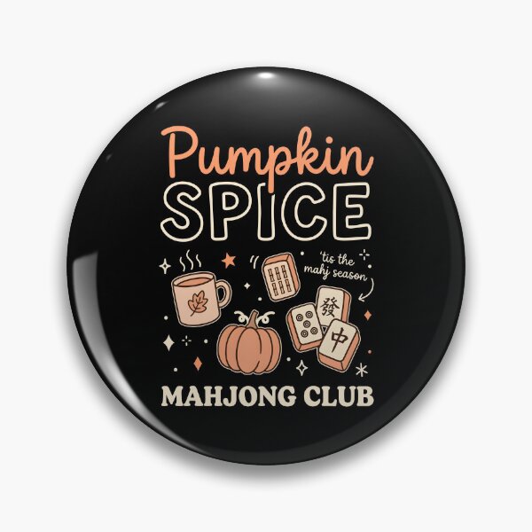 Item preview, Pumpkin Spice Mahjong Club designed and sold by The-Mut3d-Ghost.