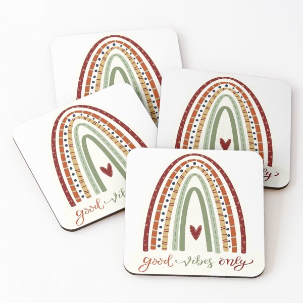 Item preview, Good Vibes Only Boho Rainbow designed and sold by Inspirivity.