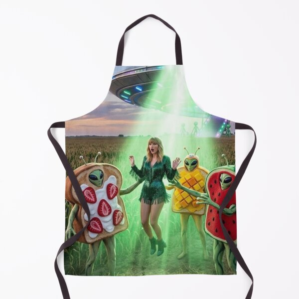 Item preview, Taylor Swift Abducted by Fruit Toast Aliens designed and sold by Uniqueartai.