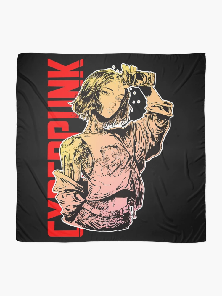 Thumbnail 2 of 3, Scarf, Cybergirl Model designed and sold by RickyTidball.