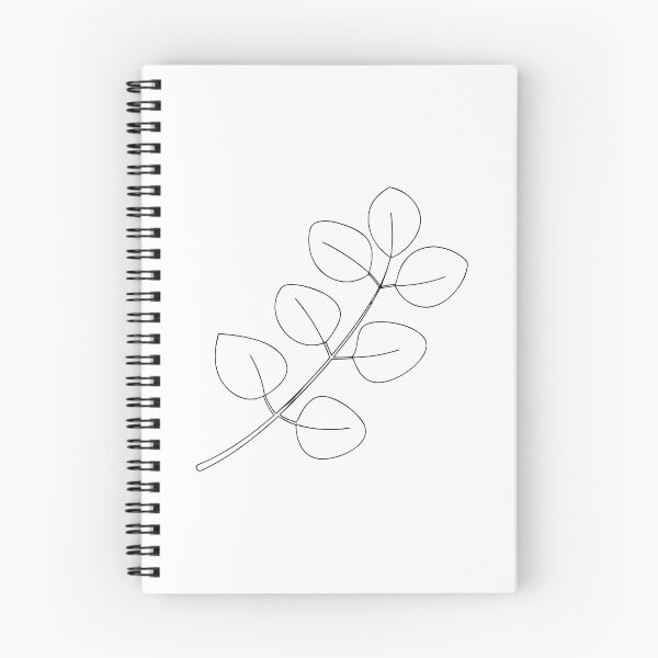 Item preview, Eucalyptus Branch Minimalist 1 Line Art Gift designed and sold by OneLine Studio.