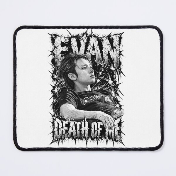 Item preview, EVAN Death of Me Distressed Glass Graphic | Stage Visual designed and sold by Valeree Store.