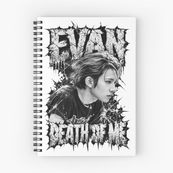 Item preview, EVAN Death of Me Cracked Glass Typography | Punk Art designed and sold by Valeree Store.