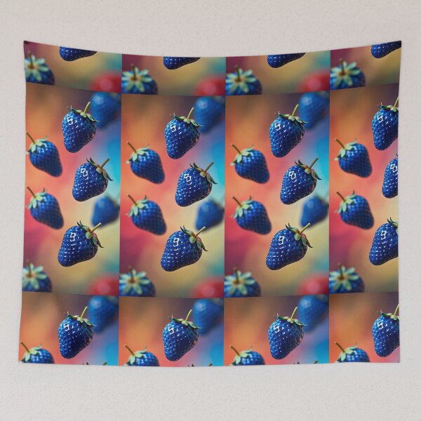 Item preview, Fruit, Strawberries, Blue Strawberries, designed and sold by 4gottenlore.