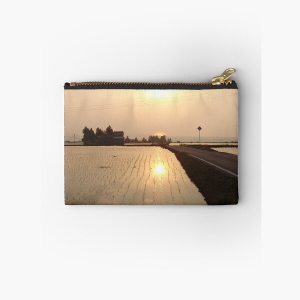 Item preview, Rice Field Sunset — Ordinary Japan designed and sold by ORDINARYJAPAN.